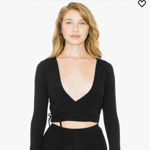 American Apparel Wrap Top